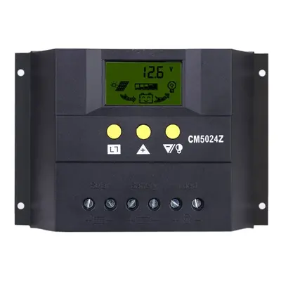 Solar Charge Controller PWM Charging LCD Display Auto Regulator Battery System for Street Lighti