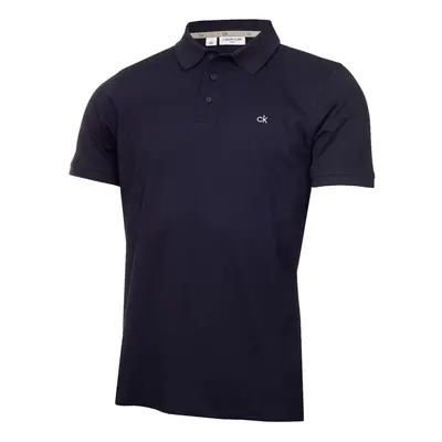 Calvin Klein Mens Planet Friendly Moisture Wicking Supersoft Polo Shirt