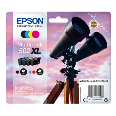 Epson C13T02W64010 (502XL) Ink cartridge multi pack, 9,2ml + 3x6,4ml, Pack qty