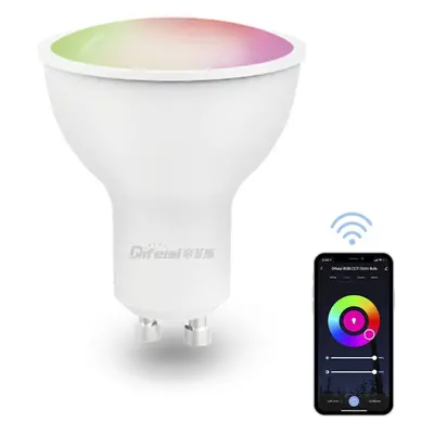 (8pcs) WiFi Intelligent Bulb 5W RGB+CCT Adjustable Light Voice Control APP Remote Control