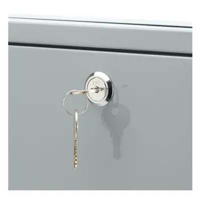 Barska CB12712 x 3.5 x 11.5 in. Multi-Purpose Drop Box with Key Lock, Gray