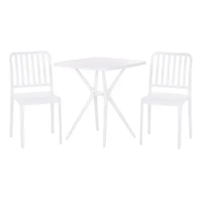 Bistro Set SERSALE White