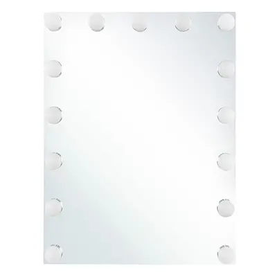 LED Bathroom Mirror LUCENAY cm cm Silver