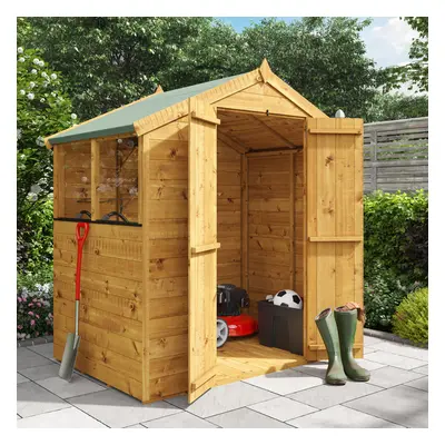 (4x6, Windowed) BillyOh Master Tongue and Groove Apex Shed