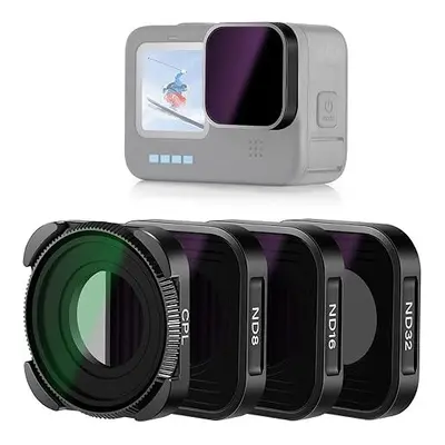 NEEWER ND/CPL Filter Set For GoPro Hero 11/10/9