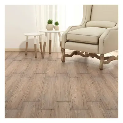 vidaXL Self-adhesive PVC Flooring Planks 5.21 mÂ² mm Oak Brown Floor Tile