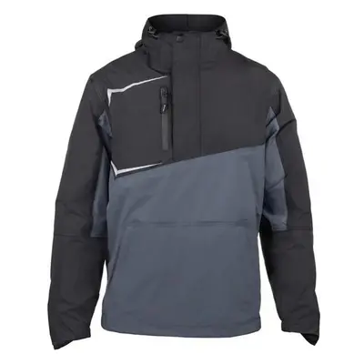 (L, New Grey/Black) Dickies Mens Generation Overhead Contrast Waterproof Jacket