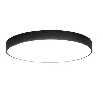 (Warm White, 24W) 12W 18W 24W 5CM Warm/Cold White LED Ceiling Light Black Mount Fixture for Home