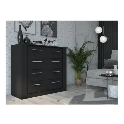 (Black Matt) Idea ID-10 Chest of Drawers