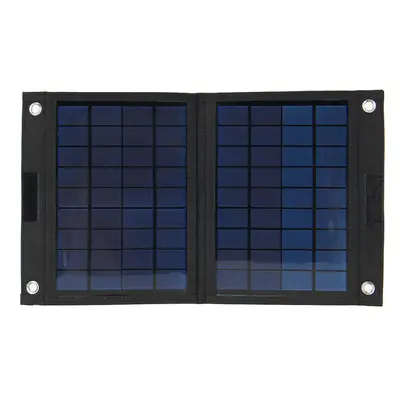 50W 18V Foldable Solar Panel Charger Solar Power Bank for Camping Hiking USB Backpacking Power S