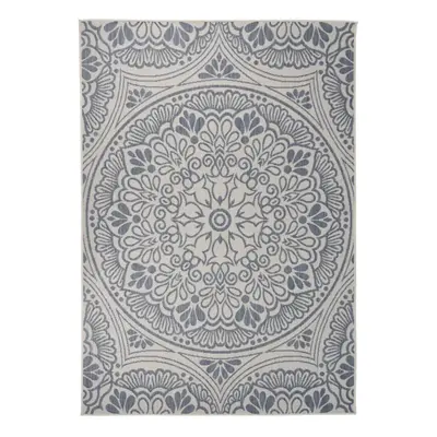 (blue pattern, x cm) vidaXL Outdoor Flatweave Rug Patio Garden Runner Mat Area Rug Floor Carpet