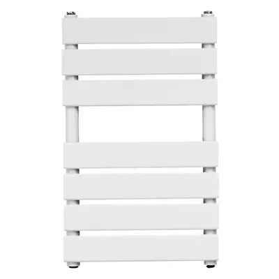 WarmeHaus Flat Panel Bathroom Heated Towel Rail Ladder Radiator Warmer -650x400mm White