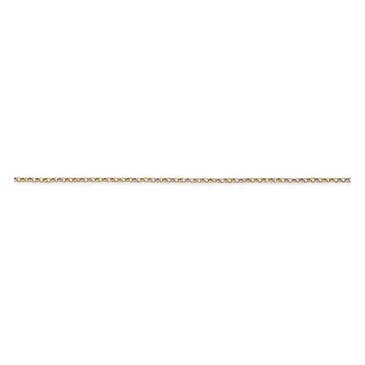 (16) Jewelco London 9ct Gold Round Belcher Pendant Chain Necklace 2mm