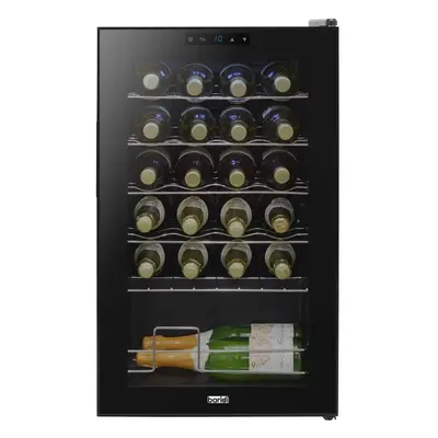 Baridi Bottle Wine Cooler Fridge with Touch Screen Controls & LED Light, Low Energy B