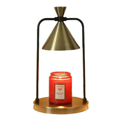 (Bronze, US Plug) Candle Warmer Electric Wax Melt Lamp Lantern For Top-Down Candle Melting Waxin