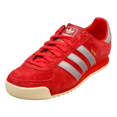 (9) adidas Guam Mens Casual Trainers in Maroon