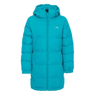 (11-12 Years, Marine) Trespass Girls Padded Jacket Hooded Tiffy