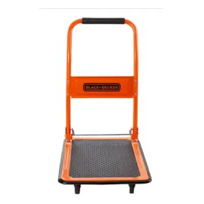 Foldable Steel Push Cart Flat Bed Trolley - Platform Truck Steel 60x40x80