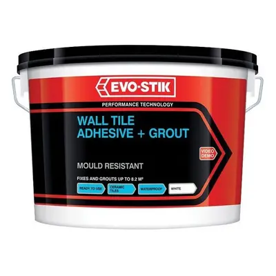 Evo-Stik Wall Tile Adhesive & Grout 500ml - White