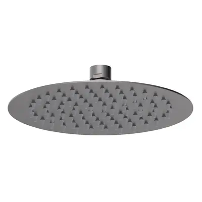 Square Fixed Head, 200mm - Brushed Pewter