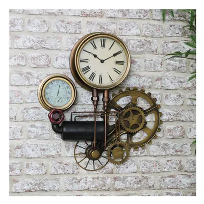 Large Industrial Pipe Clock