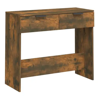 (Smoked oak) vidaXL Console Table Entryway Accent Sofa Table Hall End Table Engineered Wood