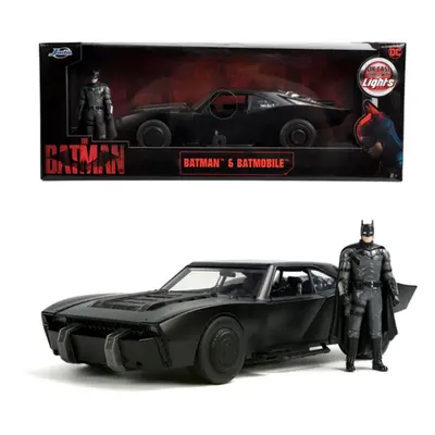 Jada DC The Batman 1:18 Diecast Batmobile Car w/Figure Limited