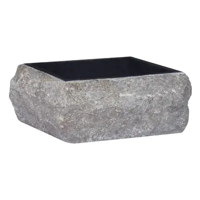 vidaXL Sink Black 30x30x13 cm Marble Natural Stone Basin Washroom Bathroom