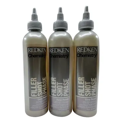 Redken Chemistry Filler Shot Phase Time Reset Porous & Weak Hair 7.6 OZ Set of