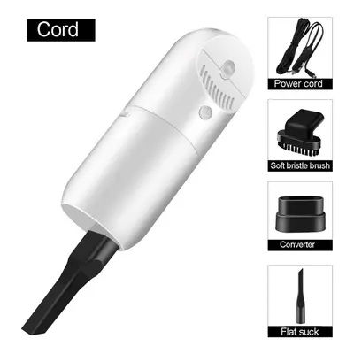 (Wired) 120W Car Vacuum Cleaner Portable Wet Dry Use Ligweight Handheld Duster 4500rpm 3500Pa Po