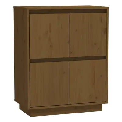 (honey brown) vidaXL Solid Wood Pine Sideboard Storage Side Cabinet Furniture Multi Colours