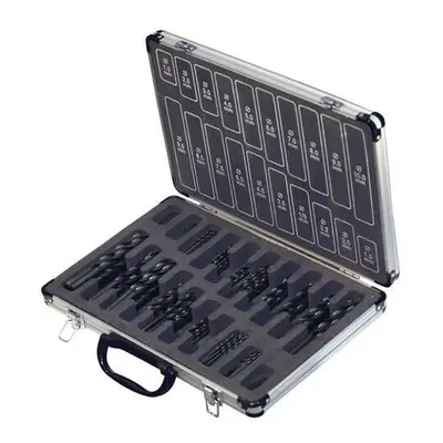 170 Piece 1mm 10mm HSS Steel Drill Bit Set Aluminium Case