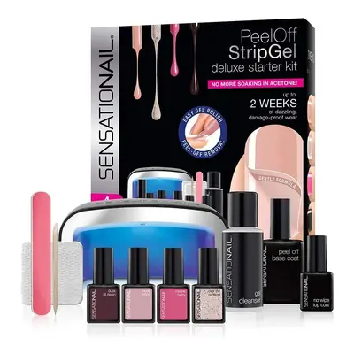 Sensationail Deluxe Stripgel Starter Kit - includes x Full Size Gel Polishes