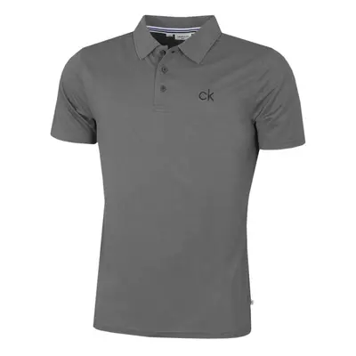 Calvin Klein Mens Central Eco Light Wicking Golf Polo Shirt