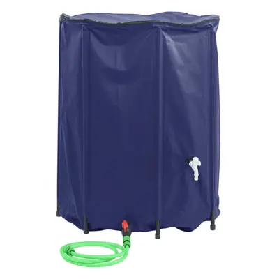 vidaXL Water Tank with Tap Foldable Water Container Water Storage L PVC