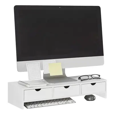 SoBuy BBF03-W, Monitor Stand Computer Screen Monitor Riser Desk