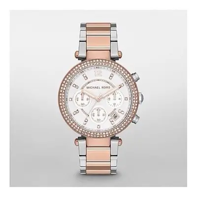 Michael Kors Ladies Watch Watches Silver Rose Gold MK5820