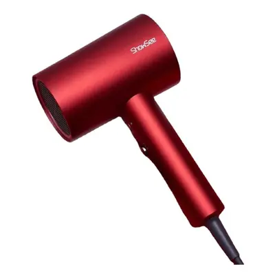 (Red) Anion Hair Dryer Negative Ion Care 1800W Strong Wind Professinal Quick Dry Portable Hairdr