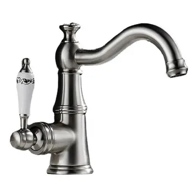 (With 1/2 Hose) European Style Kitchen Sink Faucet Hot Cold Water Mixer Tap Degree Swivel Good V