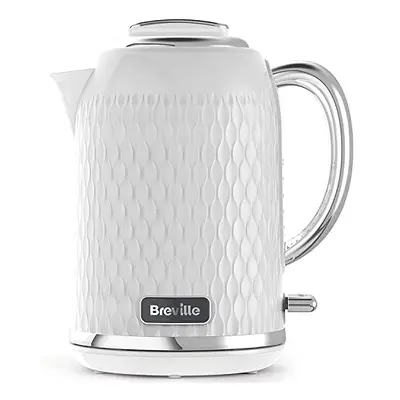 Curve White Electric Kettle | 1.7L | 3KW Fast Boil | White & Chrome [VKT117]