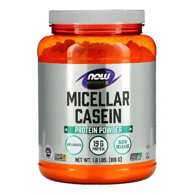 Now Foods, Sports, Micellar Casein Protein Powder, Unflavoured, 816g