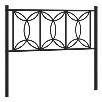 (black, cm) vidaXL Metal Headboard Bedroom Home Decor Bed Header Bed Headboard White cm