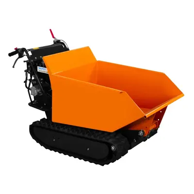 Mini Dumper Tracked Power Barrow Petrol 500kg Payload Hydraulic Tipper 270cc 9HP