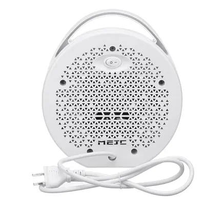 (White) 220V 800W Mini Electric Heater Desktop Home Office Warm Space Fan Indoor Winter Low Nois