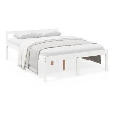 (white, x cm) vidaXL Solid Wood Pine Bed Frame Bed Base Frame Multi Colours Multi Sizes