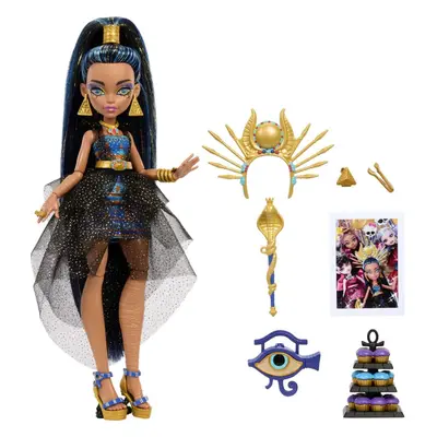 Cleo De Nile Doll in Monster Ball Party Dress with Themed Accessories Like a Scepter