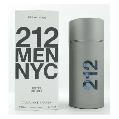 212 MEN NYC Cologne Carolina Herrera 3.4 oz. Eau de Toilette Spray New Tester