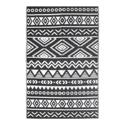 (black pattern, x cm) vidaXL Outdoor Carpet Garden Rug Carpet Patio Mat Area Rug Balcony Blanket