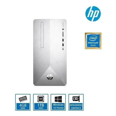 HP Pavilion Desktop Intel Pentium 4GB RAM 1TB HDD Silver