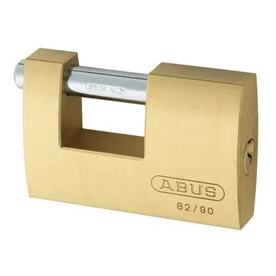 ABUS 82/90 90mm Monoblock Brass Shutter Padlock